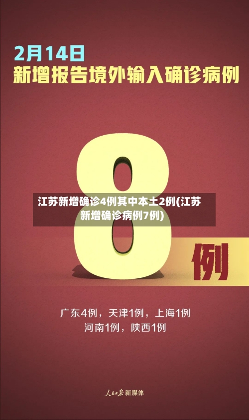 江苏新增确诊4例其中本土2例(江苏新增确诊病例7例)