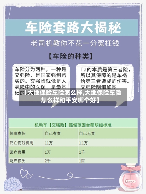 【大地保险车险怎么样,大地保险车险怎么样和平安哪个好】