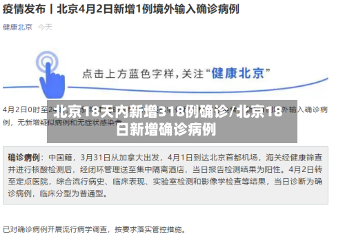 北京18天内新增318例确诊/北京18日新增确诊病例-第2张图片