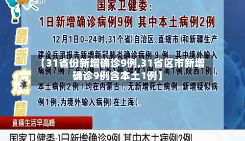 【31省份新增确诊9例,31省区市新增确诊9例含本土1例】-第3张图片